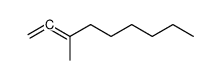 3-methyl-1,2-nonadiene Structure