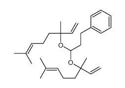 [3,3-bis[(1,5-dimethyl-1-vinyl-4-hexenyl)oxy]propyl]benzene Structure