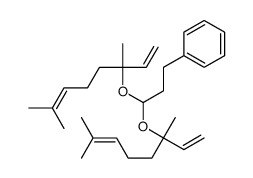 [3,3-bis[(1,5-dimethyl-1-vinyl-4-hexenyl)oxy]propyl]benzene结构式