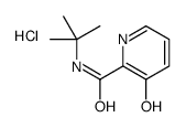 N-tert-butyl-3-hydroxypyridine-2-carboxamide,hydrochloride结构式