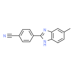 4-(5-Methyl-1H-benzimidazol-2-yl)benzonitrile Structure