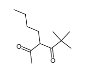 3-butyl-5,5-dimethyl-hexane-2,4-dione结构式