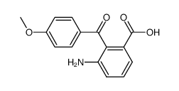 3-amino-2-(4-methoxy-benzoyl)-benzoic acid结构式