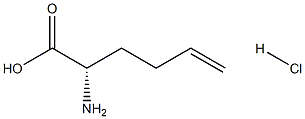 (2S)-2-AMINO-5-HEXENOIC ACID HCl结构式