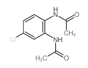 Acetamide,N,N'-(4-chloro-1,2-phenylene)bis- (9CI) Structure