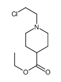 ethyl 1-(2-chloroethyl)piperidine-4-carboxylate structure