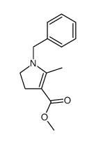 1-Benzyl-2-methyl-3-carbomethoxy-2-pyrroline结构式