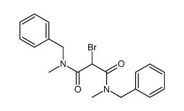 N,N'-dibenzyl-2-bromo-N,N'-dimethylpropanediamide Structure