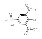 4-氯-3,5-二硝基苯磺酸结构式