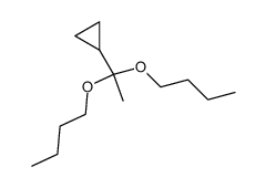 1-Cyclopropyl-ethan-1-on-dibutylacetal Structure