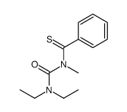 1-(benzenecarbonothioyl)-3,3-diethyl-1-methylurea Structure