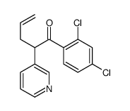 1-(2,4-dichlorophenyl)-2-pyridin-3-ylpent-4-en-1-one结构式