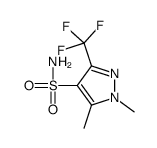 1,5-dimethyl-3-(trifluoromethyl)pyrazole-4-sulfonamide Structure