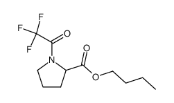N-Trifluoracetyl-prolin-n-butylester结构式