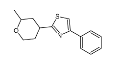 2-(2-methyloxan-4-yl)-4-phenyl-1,3-thiazole Structure