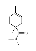 N,N,1,4-tetramethylcyclohex-3-ene-1-carboxamide结构式