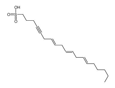 nonadeca-7,10,13-trien-4-yne-1-sulfonic acid Structure