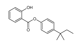 [4-(2-methylbutan-2-yl)phenyl] 2-hydroxybenzoate结构式