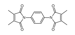 1-[4-(3,4-dimethyl-2,5-dioxopyrrol-1-yl)phenyl]-3,4-dimethylpyrrole-2,5-dione结构式