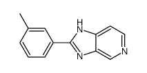 2-(3-methylphenyl)-3H-imidazo[4,5-c]pyridine结构式