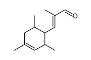 2-methyl-3-(2,4,6-trimethylcyclohex-3-en-1-yl)prop-2-enal Structure
