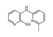 3-[(6-methylpyridin-2-yl)amino]-1H-pyridine-2-thione Structure