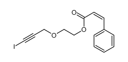 2-(3-iodoprop-2-ynoxy)ethyl 3-phenylprop-2-enoate结构式