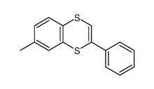 6-methyl-3-phenyl-1,4-benzodithiine Structure