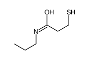 N-propyl-3-sulfanylpropanamide Structure