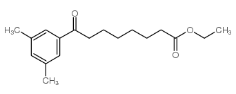 ethyl 8-(3,5-dimethylphenyl)-8-oxooctanoate结构式