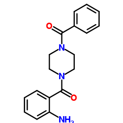 [4-(2-Aminobenzoyl)-1-piperazinyl](phenyl)methanone Structure