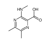 Pyrazinecarboxylic acid, 5,6-dimethyl-3-(methylamino)- (7CI)结构式