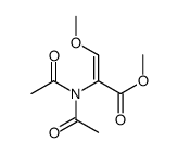 methyl 2-(diacetylamino)-3-methoxyprop-2-enoate结构式
