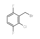2-Chloro-3,6-Difluorobenzyl bromide structure