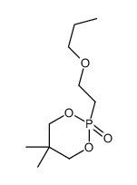 5,5-dimethyl-2-(2-propoxyethyl)-1,3,2λ5-dioxaphosphinane 2-oxide Structure
