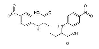 2,6-bis(4-nitroanilino)heptanedioic acid Structure