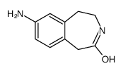 8-amino-1,2,3,5-tetrahydro-3-benzazepin-4-one结构式