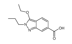 3-ethoxy-2-propylindazole-6-carboxylic acid结构式