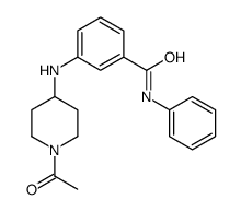 3-[(1-acetylpiperidin-4-yl)amino]-N-phenylbenzamide Structure