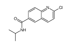 2-chloro-N-propan-2-ylquinoline-6-carboxamide Structure