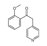 1-(2-methoxyphenyl)-2-pyridin-4-ylethanone结构式