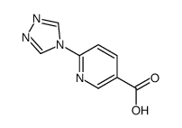 6-(1,2,4-triazol-4-yl)pyridine-3-carboxylic acid结构式