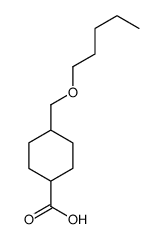 4-(pentoxymethyl)cyclohexane-1-carboxylic acid Structure