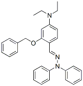 2-Benzyloxy-4-diethylaminobenzaldehyde diphenyl hydrazone结构式