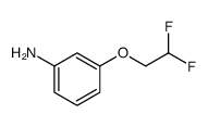 Benzenamine, 3-(2,2-difluoroethoxy) Structure