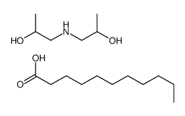 undecanoic acid, compound with 1,1'-iminodipropan-2-ol (1:1)结构式