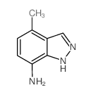 4-Methyl-1H-indazol-7-amine structure