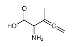 2-amino-3-methylpenta-3,4-dienoic acid Structure