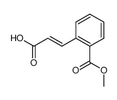 (E)-3-(2-(methoxycarbonyl)phenyl)acrylic acid Structure