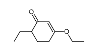 3-Ethoxy-6-ethyl-2-cyclohexenone结构式